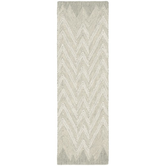 Nourison Interlock ITL04 Runner Rug, Teal, 2'3" x 7'6"