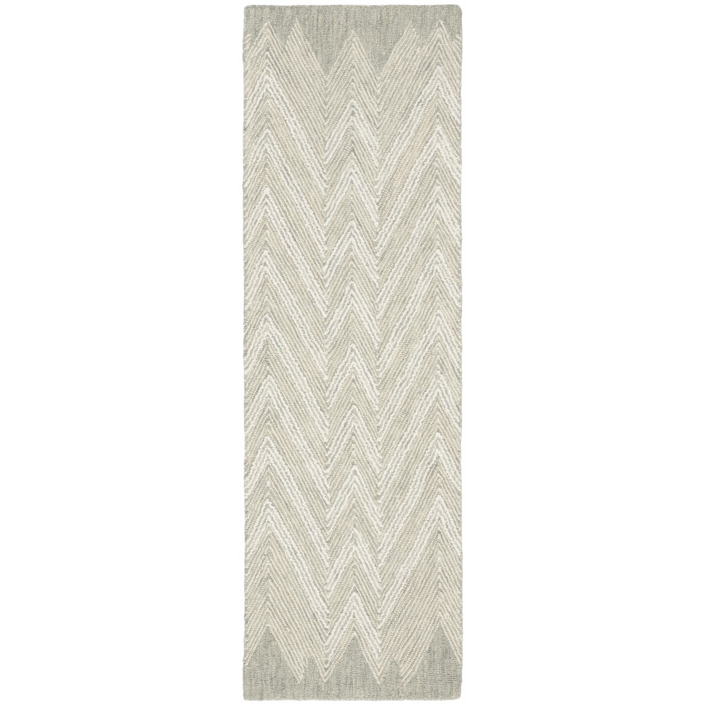 Nourison Interlock ITL04 Runner Rug, Teal, 2'3" x 7'6"