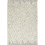 Nourison Interlock ITL04 Area Rug, Teal, 5' x 7'6"