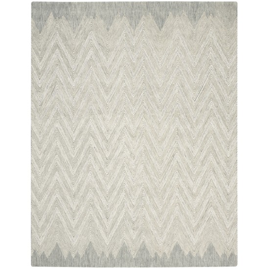 Nourison Interlock ITL04 Area Rug, Teal, 8' x 10'6"