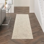 Nourison Interlock ITL05 Runner Rug, Ivory/Multicolor, 2'3" x 7'6"