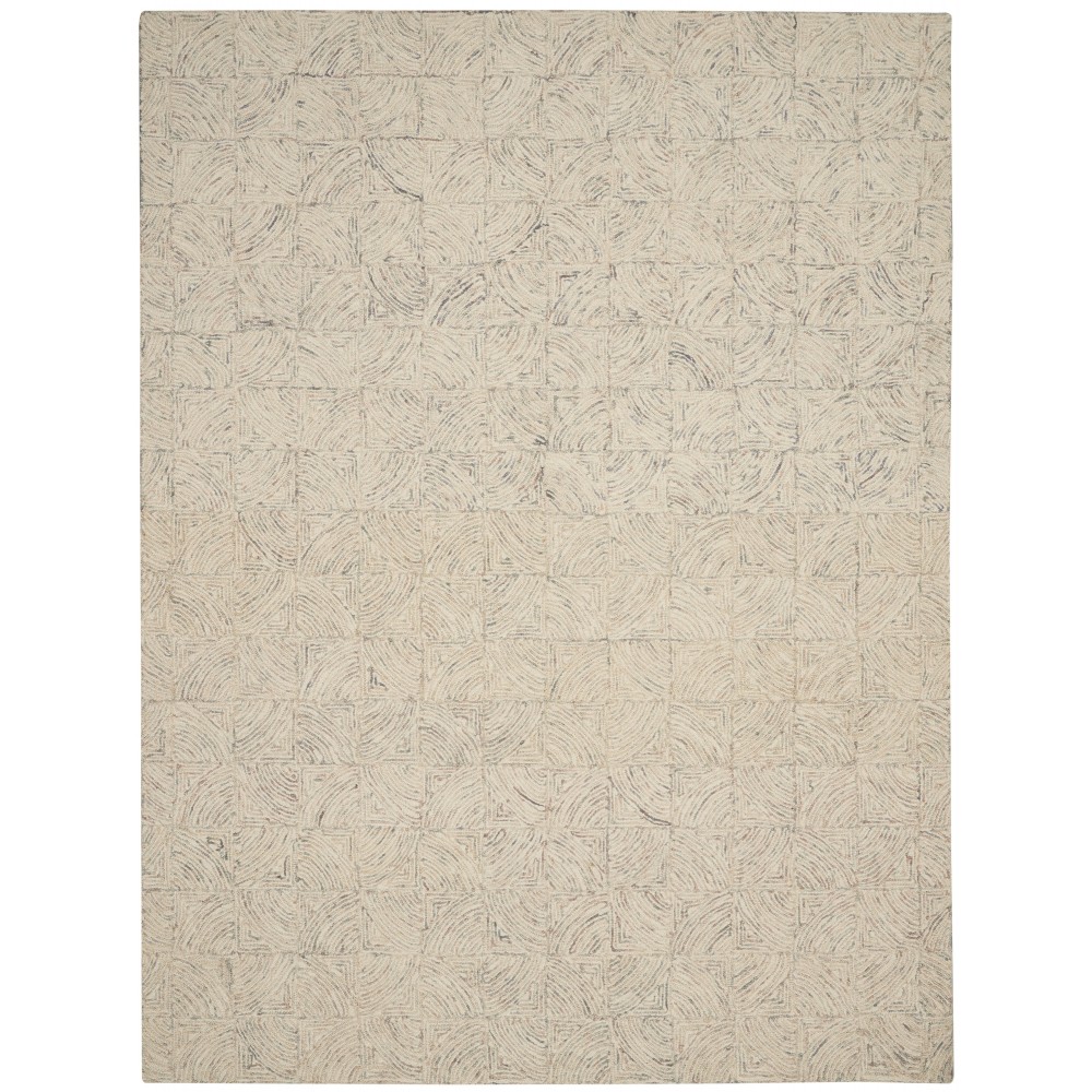 Nourison Interlock ITL05 Area Rug, Ivory/Multicolor, 8' x 10'6"