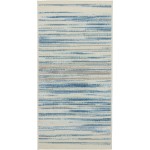 Nourison Jubilant JUB04 Area Rug, Blue, 2' x 4'