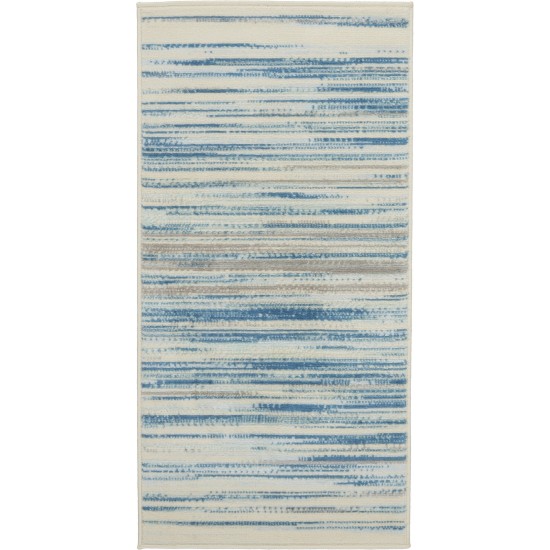 Nourison Jubilant JUB04 Area Rug, Blue, 2' x 4'