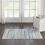 Nourison Jubilant JUB04 Area Rug, Blue, 2' x 4'