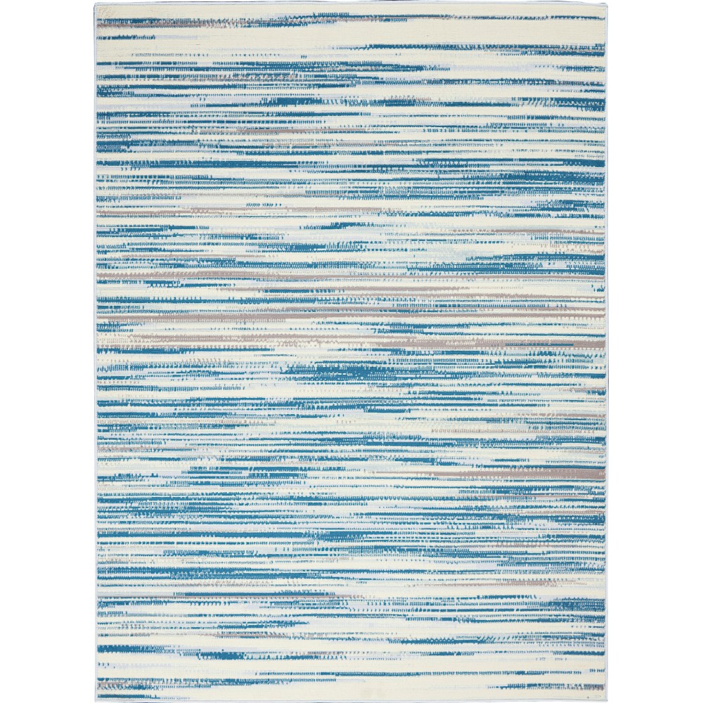 Nourison Jubilant JUB04 Area Rug, Blue, 4' x 6'