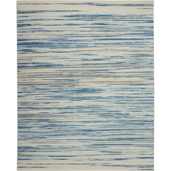 Nourison Jubilant JUB04 Area Rug, Blue, 7' x 10'