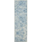 Nourison Jubilant JUB05 Runner Rug, Blue, 2'3" x 7'3"