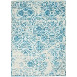 Nourison Jubilant JUB05 Area Rug, Blue, 4' x 6'