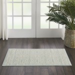 Nourison Jubilant JUB06 Area Rug, Ivory/Green, 2' x 4'