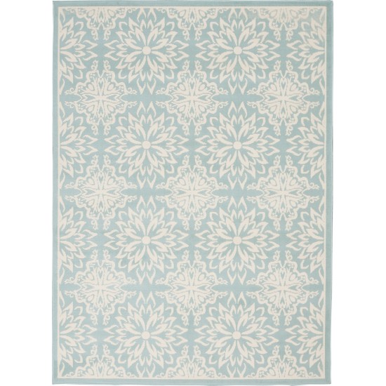 Nourison Jubilant JUB06 Area Rug, Ivory/Green, 4' x 6'