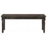 ACME Claudia II Bench, Weathered Gray