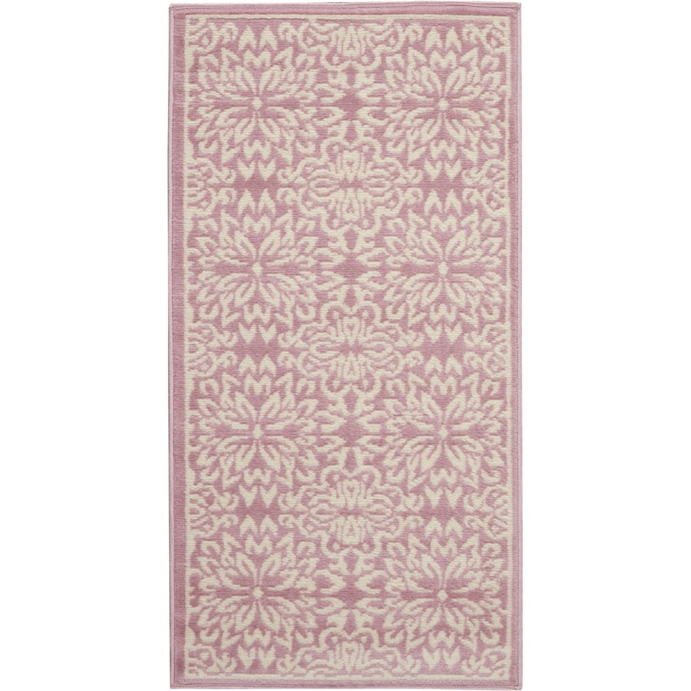 Nourison Jubilant JUB06 Area Rug, Ivory/Pink, 2' x 4' Nourison Jubilant JUB06 Area Rug, Ivory/Pink, 2' x 4'