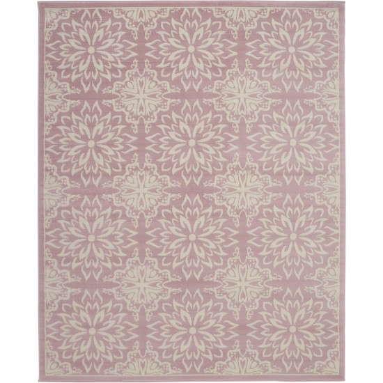 Nourison Jubilant JUB06 Area Rug, Ivory/Pink, 7' x 10'