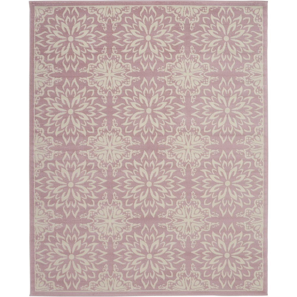 Nourison Jubilant JUB06 Area Rug, Ivory/Pink, 8'6" x 12' Nourison Jubilant JUB06 Area Rug, Ivory/Pink, 8'6" x 12'