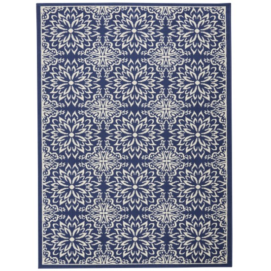 Nourison Jubilant JUB06 Area Rug, Navy/Ivory, 4' x 6'