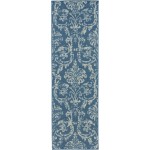 Nourison Jubilant JUB09 Runner Rug, Blue, 2'3" x 7'3"