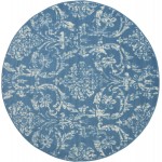 Nourison Jubilant JUB09 Area Rug, Blue, 5'3" x Round