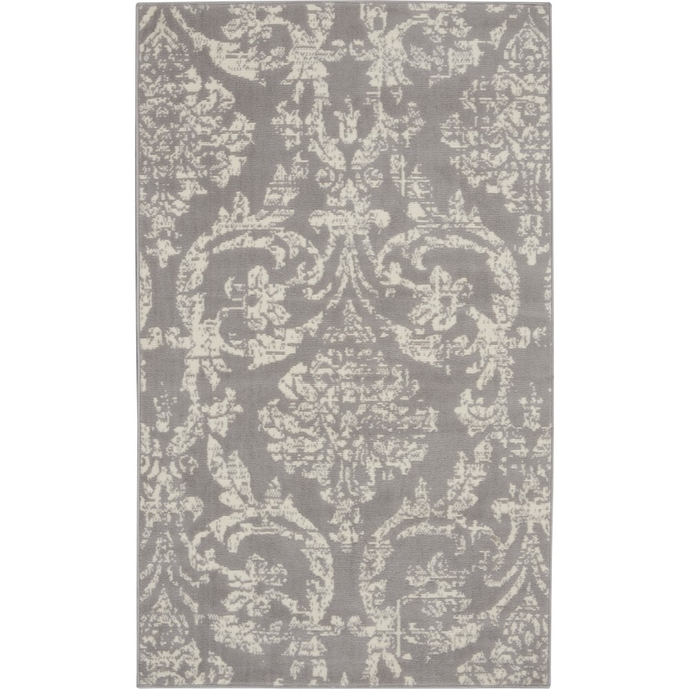 Nourison Jubilant JUB09 Area Rug, Grey, 3' x 5'