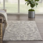 Nourison Jubilant JUB09 Area Rug, Grey, 3' x 5'