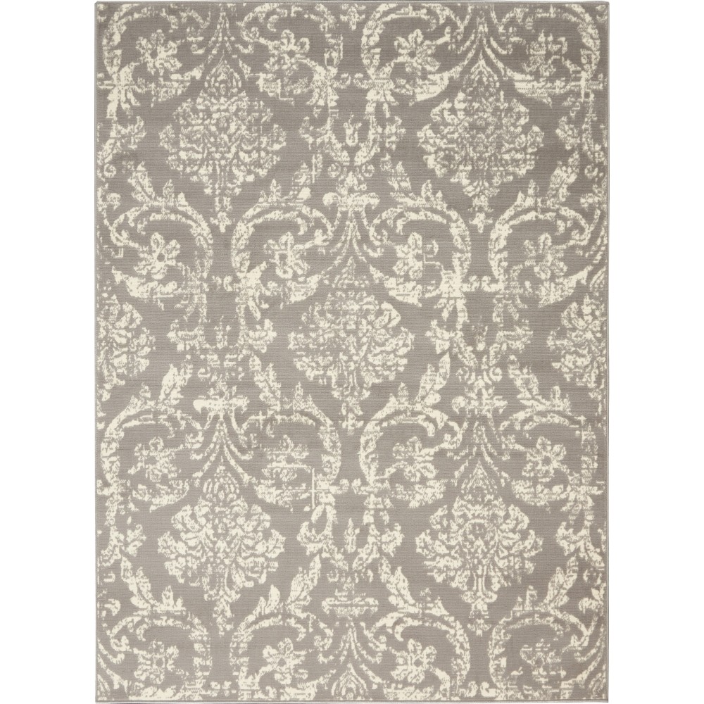 Nourison Jubilant JUB09 Area Rug, Grey, 5'3" x 7'3" Nourison Jubilant JUB09 Area Rug, Grey, 5'3" x 7'3"