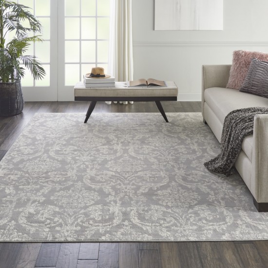 Nourison Jubilant JUB09 Area Rug, Grey, 7' x 10'