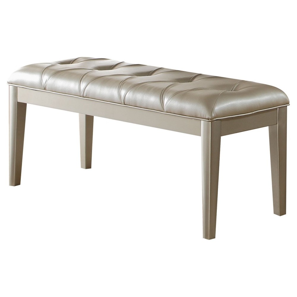 ACME Voeville Bench, Platinum PU & Platinum