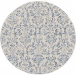 Nourison Jubilant JUB09 Area Rug, Ivory/Blue, 8' x Round