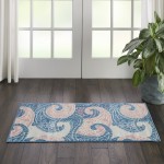 Nourison Jubilant JUB13 Area Rug, Blue, 2' x 4'