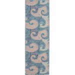 Nourison Jubilant JUB13 Runner Rug, Blue, 2'3" x 7'3"