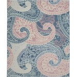 Nourison Jubilant JUB13 Area Rug, Blue, 7'10" x 9'10"