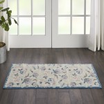 Nourison Jubilant JUB15 Area Rug, Ivory/Multicolor, 2' x 4'