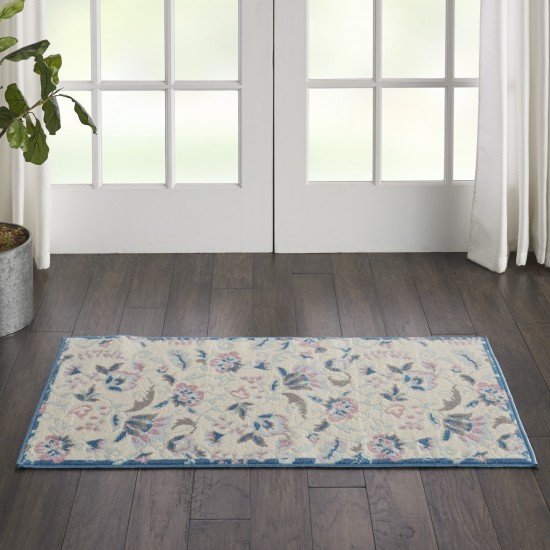 Nourison Jubilant JUB15 Area Rug, Ivory/Multicolor, 2' x 4'