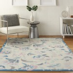 Nourison Jubilant JUB15 Area Rug, Ivory/Multicolor, 4' x 6'