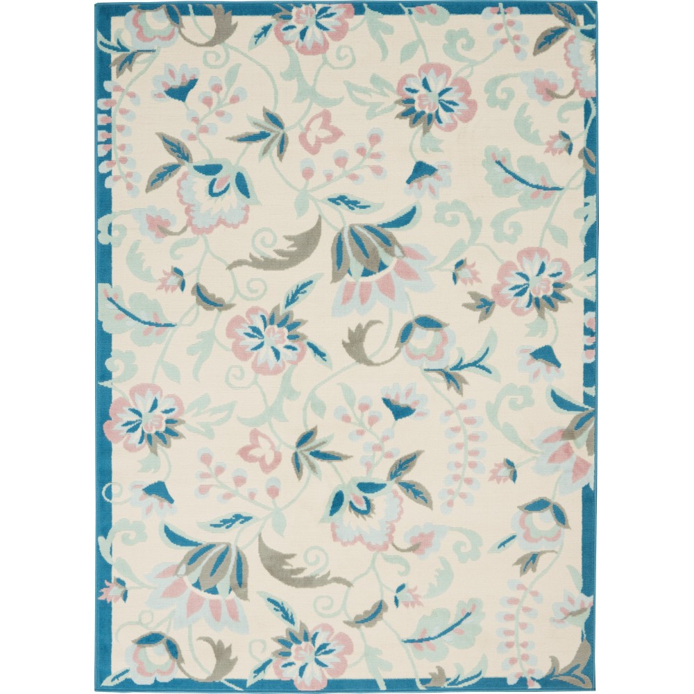 Nourison Jubilant JUB15 Area Rug, Ivory/Multicolor, 6' x 9' Nourison Jubilant JUB15 Area Rug, Ivory/Multicolor, 6' x 9'