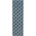 Nourison Jubilant JUB17 Runner Rug, Blue, 2'3" x 7'3"