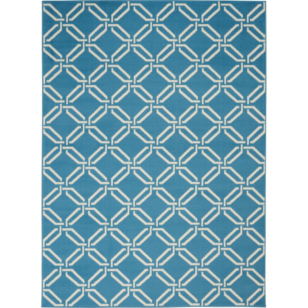 Nourison Jubilant JUB17 Area Rug, Blue, 4' x 6' Nourison Jubilant JUB17 Area Rug, Blue, 4' x 6'