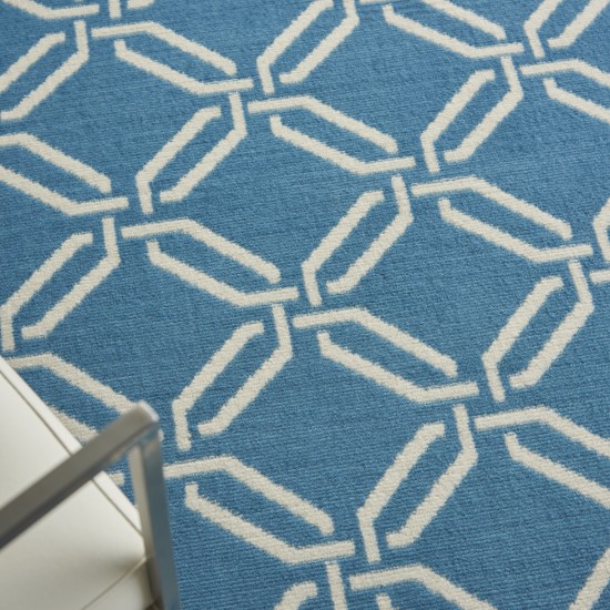 Nourison Jubilant JUB17 Area Rug, Blue, 4' x 6'