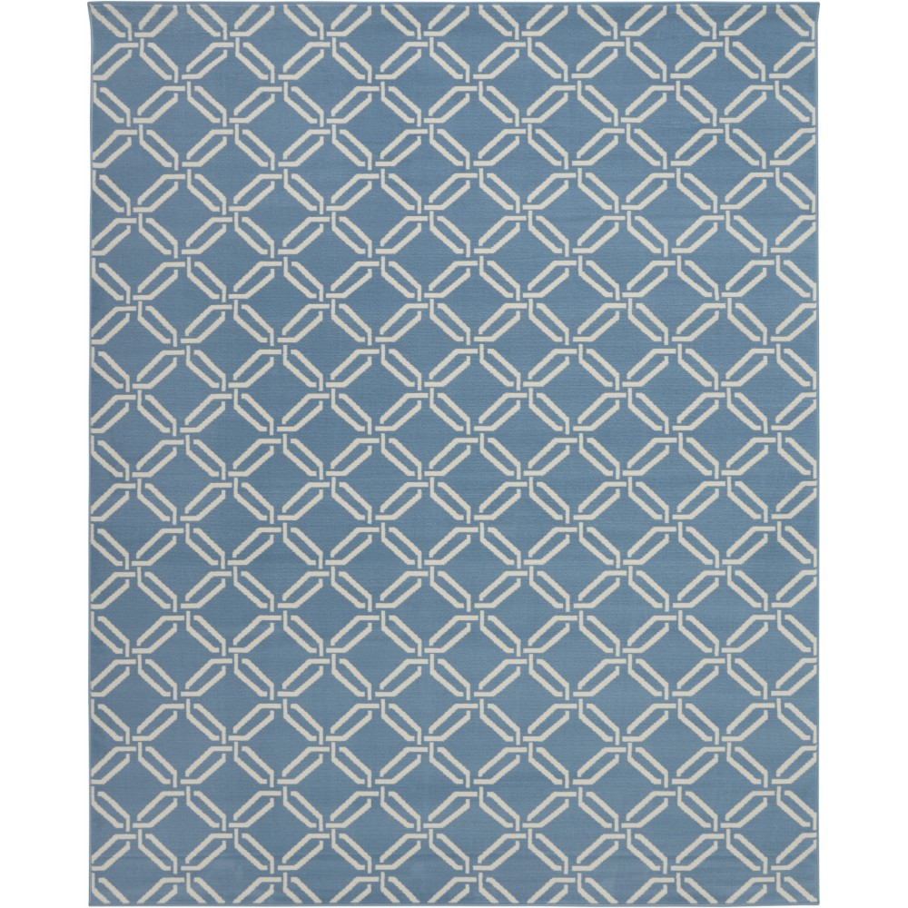 Nourison Jubilant JUB17 Area Rug, Blue, 7'10" x 9'10" Nourison Jubilant JUB17 Area Rug, Blue, 7'10" x 9'10"