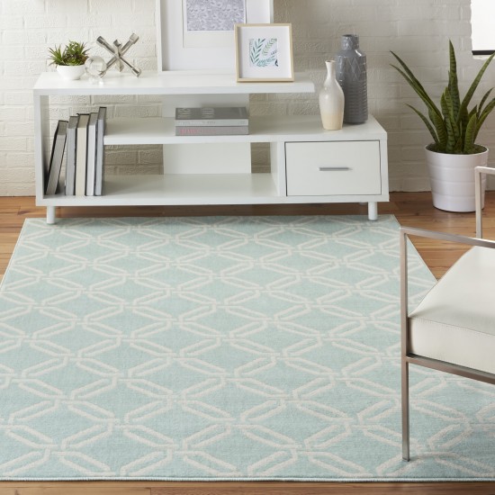 Nourison Jubilant JUB17 Area Rug, Green, 4' x 6'