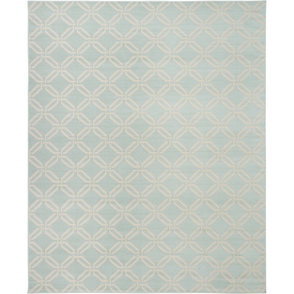 Nourison Jubilant JUB17 Area Rug, Green, 7'10" x 9'10"