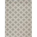 Nourison Jubilant JUB17 Area Rug, Grey, 6' x 9'