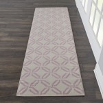 Nourison Jubilant JUB17 Runner Rug, Ivory/Pink, 2'3" x 7'3"