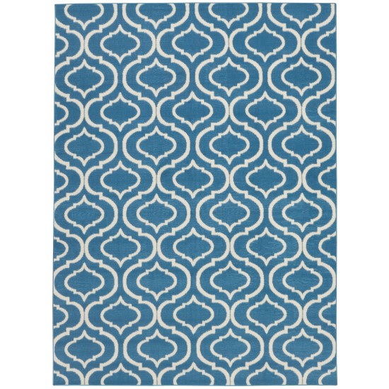 Nourison Jubilant JUB19 Area Rug, Blue, 4' x 6'