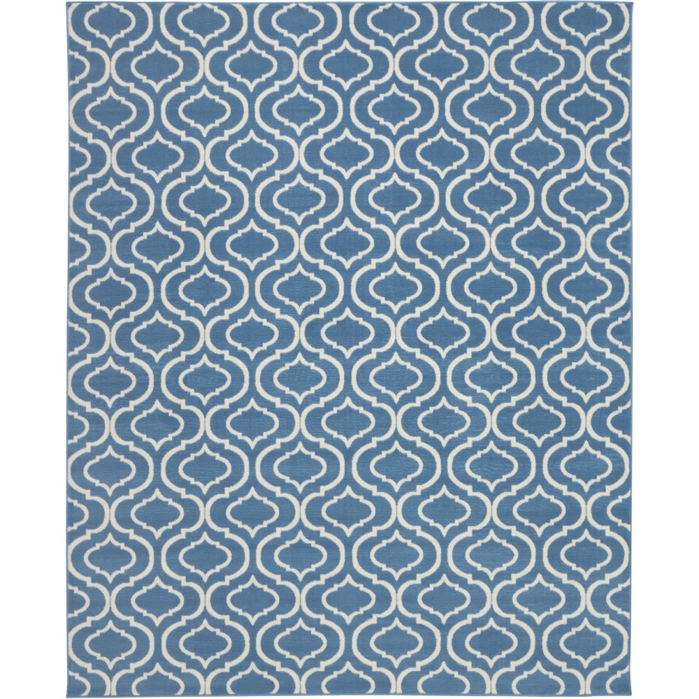 Nourison Jubilant JUB19 Area Rug, Blue, 7'10" x 9'10"