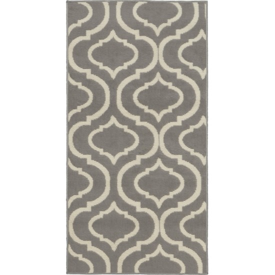 Nourison Jubilant JUB19 Area Rug, Grey, 2' x 4'