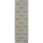 Nourison Jubilant JUB19 Runner Rug, Grey, 2'3" x 7'3"