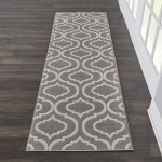 Nourison Jubilant JUB19 Runner Rug, Grey, 2'3" x 7'3"