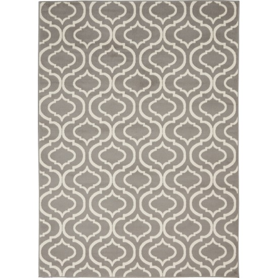 Nourison Jubilant JUB19 Area Rug, Grey, 4' x 6'