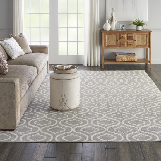 Nourison Jubilant JUB19 Area Rug, Grey, 7' x 10'